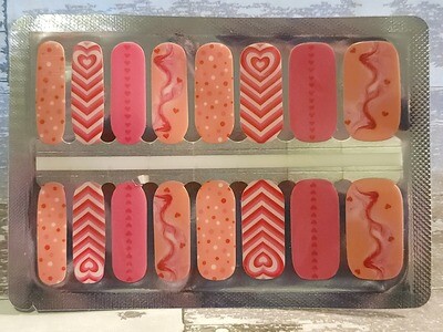 610- Pinks &amp; Peach with Hearts