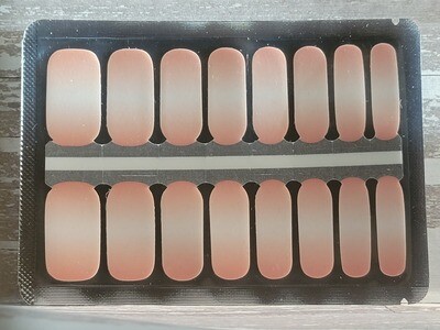 670- Peach to White Ombre