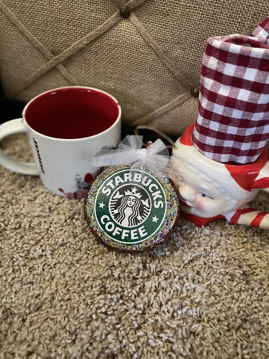 “Starbucks” inspired ornament