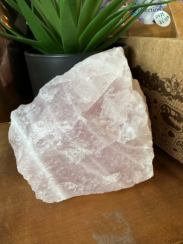 Grappe de quartz rose