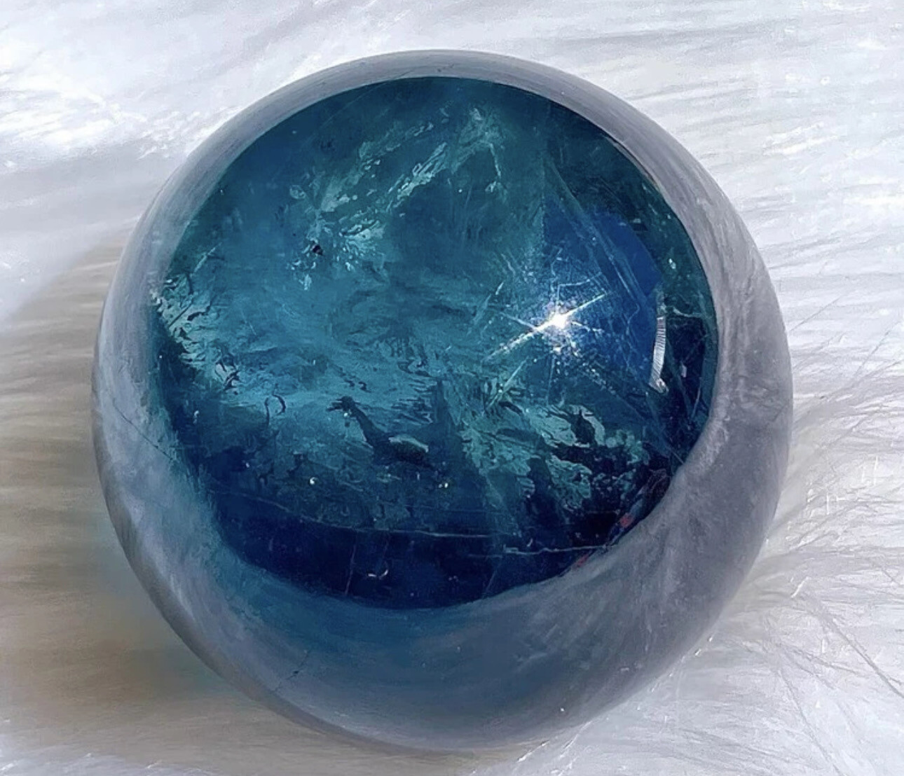 Sphère fluorite