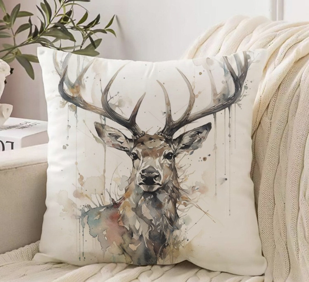 Coussin cerf