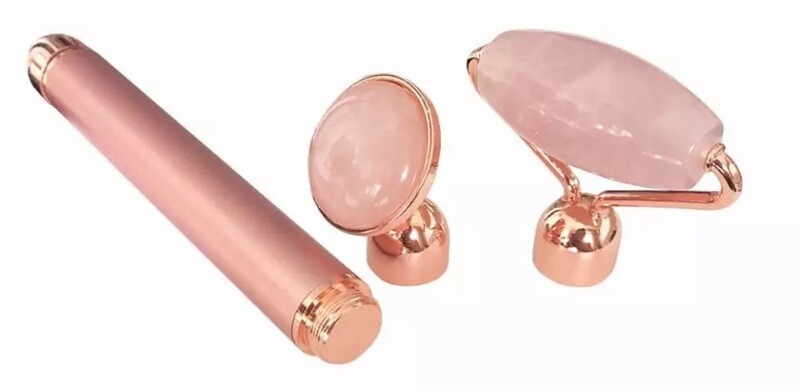 Goddess of Self Love - Rose Quartz Face Roller Massager