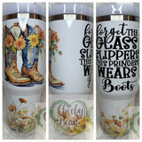 This Princess Wears Boots 40Oz. Sublimation Tumbler