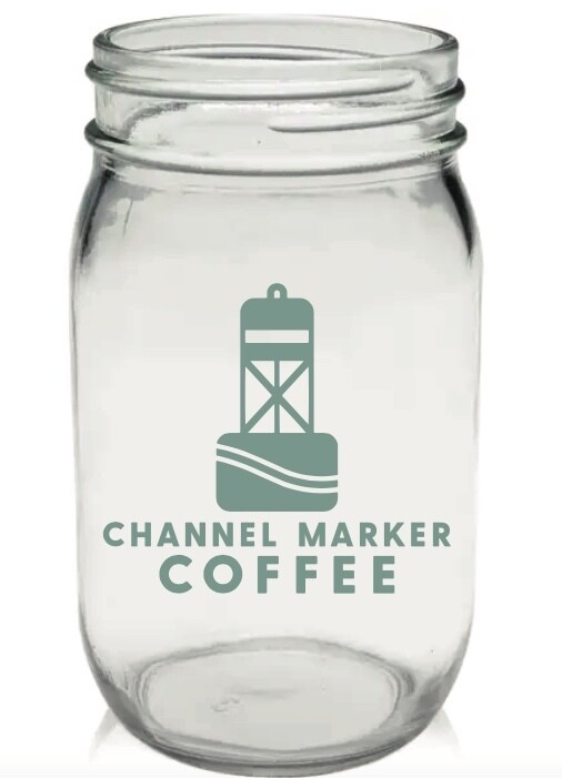 Channel Marker Mason Jars