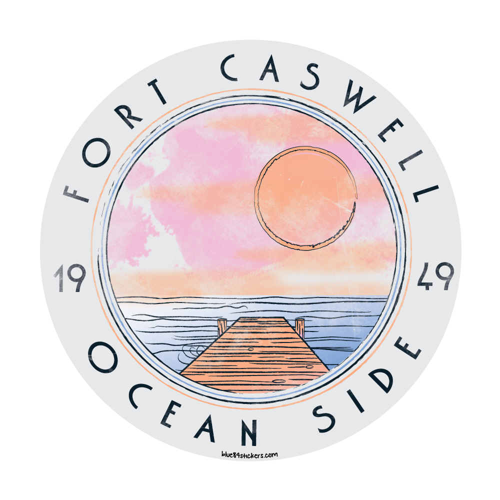 Ocean Side Pier Sticker