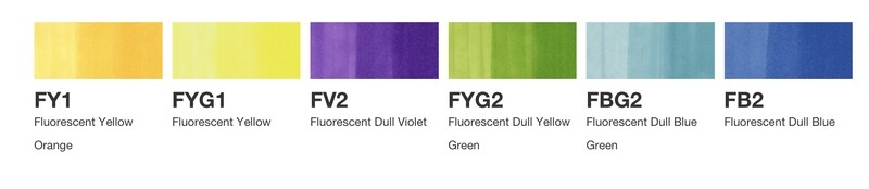 COPIC SKETCH FLOURESCENT SERIES