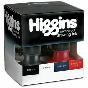 HIGGINS 4 COLOR DRAWING INK SET