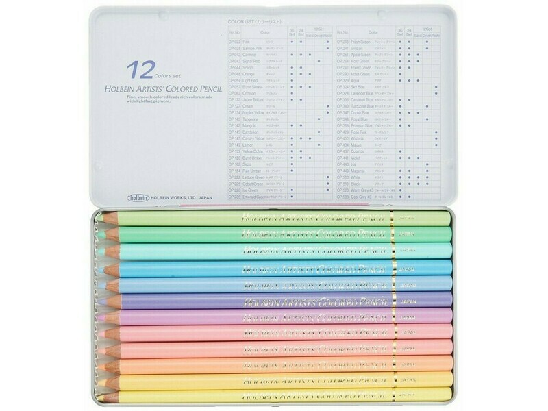 HOLBEIN COLORED PENCIL SETS