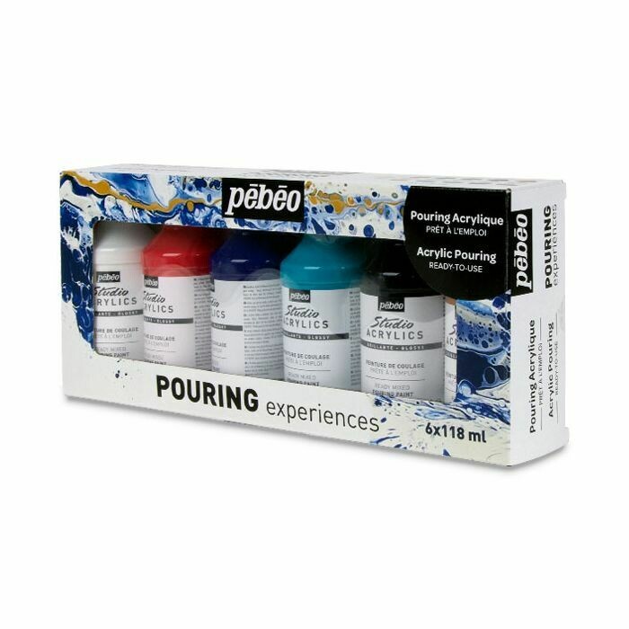 PEBEO POURING ACRYLIC 6 SET