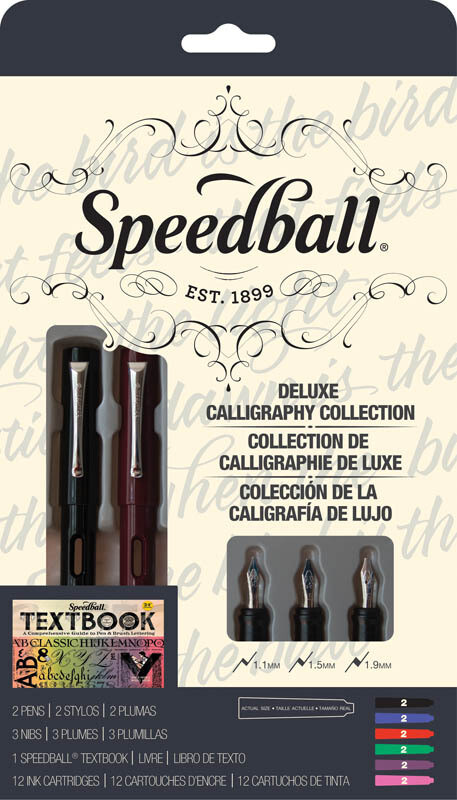 SPEEDBALL DELUXE FOUNTAIN PEN SET