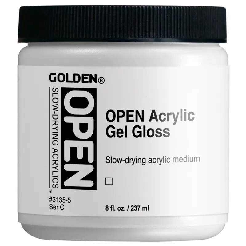 OPEN  ACRYLIC GEL GLOSS 16OZ GOLDEN