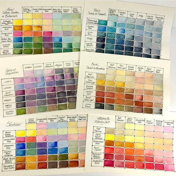 DS HALF PAN WATER COLOR  SETS