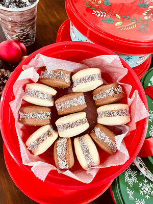 Christmas Cacao &amp; Maicena Alfajores x 12