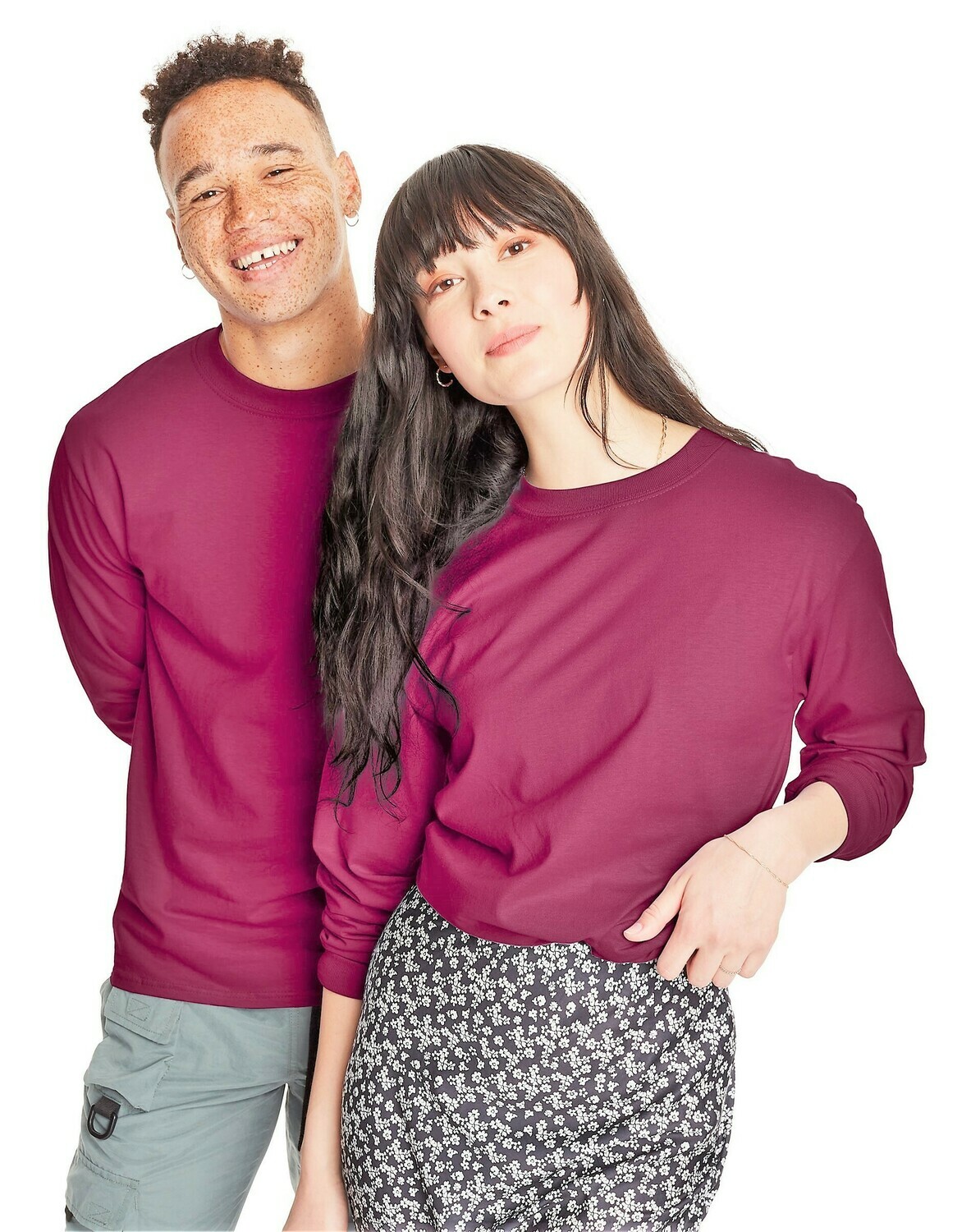 Hanes Adult Unisex Beefy-T Long-Sleeve T-Shirt