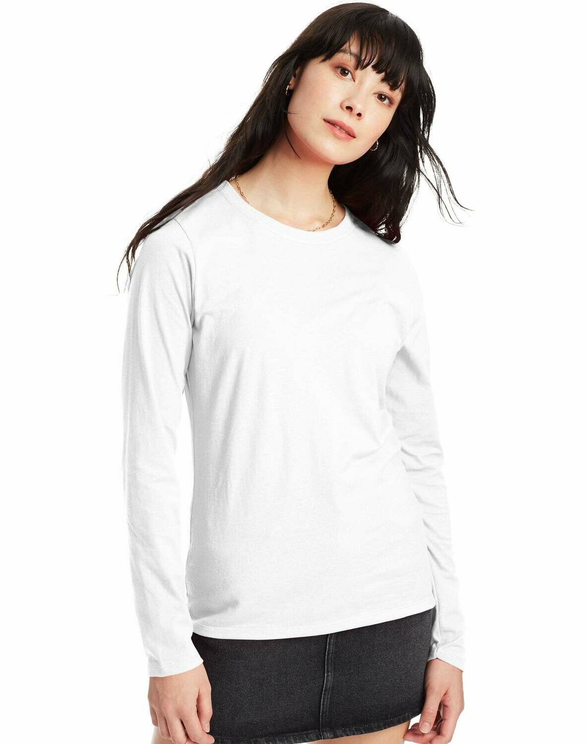 Hanes Women's Long-Sleeve Crewneck T-Shirt