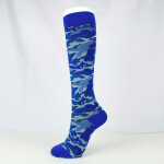 Blue Camouflage Compression