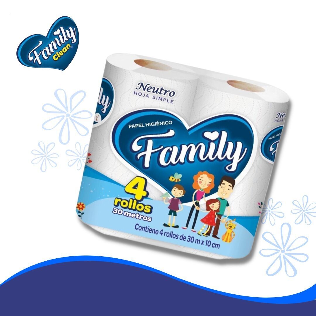 FAMILY NEUTRO X 4 ROLLOS FUNDA