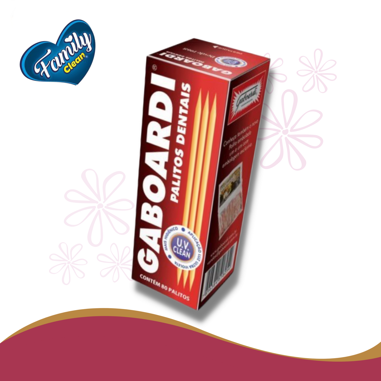 PALITO DENTAL GABOARDI 80 UNIDADES
