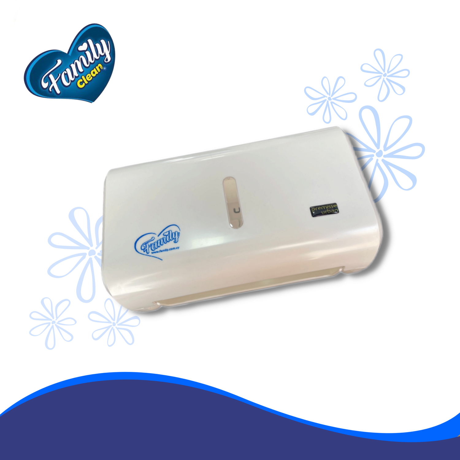 DISPENSADOR COMPACTO DE TOALLA INTERCALADA FAMILY