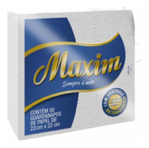 4000 SERVILLETAS CUADRADAS DE MESA BLANCAS MAXIM 23x22 Cm