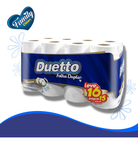 PH DUETTO X 16 ROLLOS DOBLE HOJA