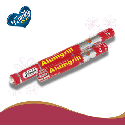 PAPEL ALUMINIO GABOARDI 7.5mX45cm