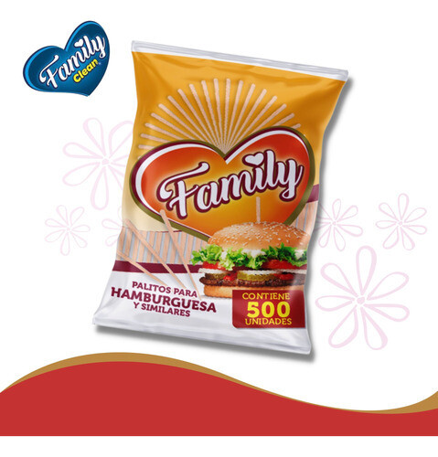 PALITO PARA HAMBURGUESA Y PICADA FAMILY