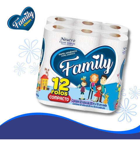 FAMILY COMPACTO X 12 ROLLOS 6PTS