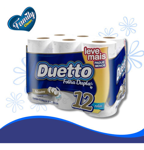 PH DUETTO X 12 ROLLOS DOBLE HOJA