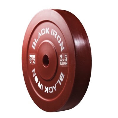 Par de Disco Bumper Iniciación 2.5 Kg