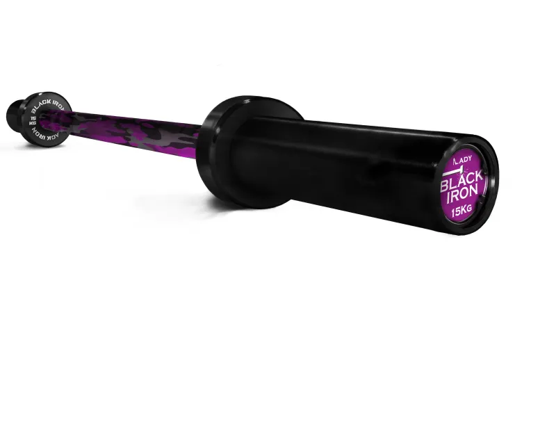 Barra Olímpica Lady Warrior 15 Kg -  Rosa