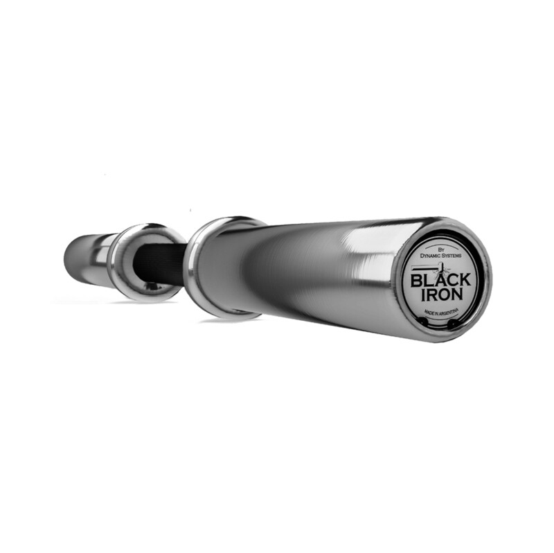 Mancuerna Olimpica Black & Chrome