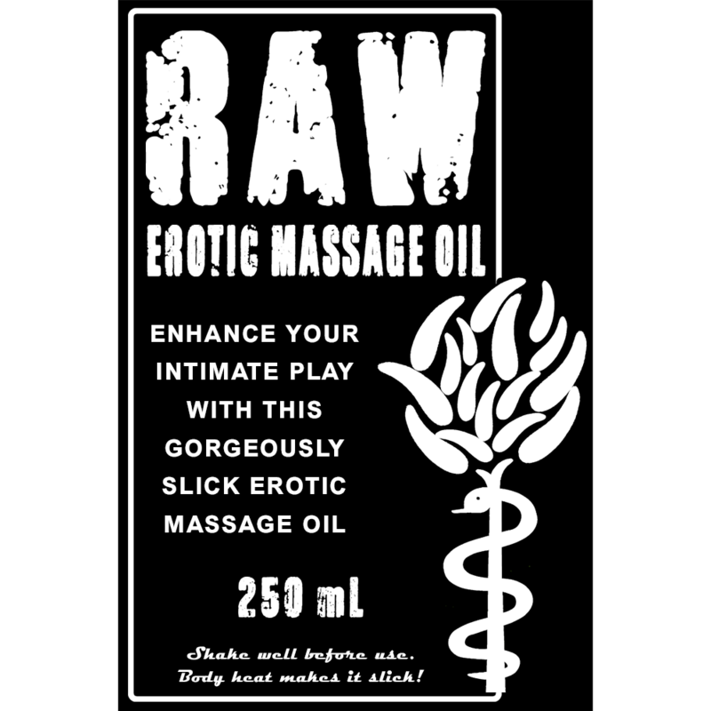 RAW Erotic Massage Oil