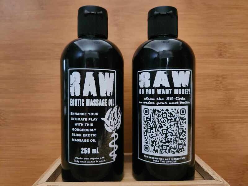 RAW Erotic Massage Oil