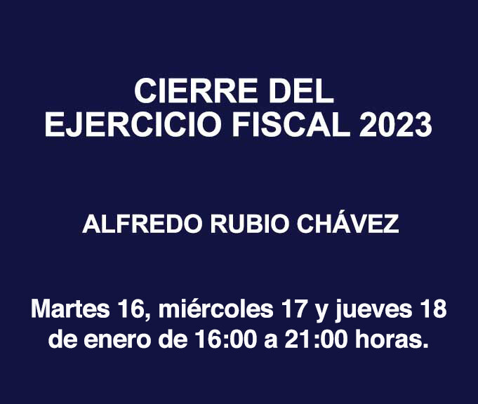 Cierre Del Ejercicio Fiscal 2023