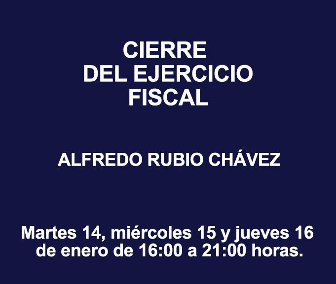 CIERRE DEL EJERCICIO FISCAL 2025