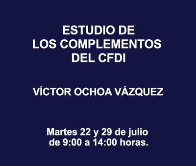 ESTUDIO DE LOS COMPLEMENTOS DEL CFDI