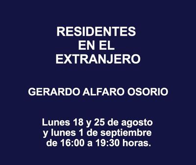 RESIDENTES EN EL EXTRANJERO