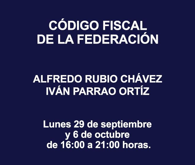 CÓDIGO FISCAL DE LA FEDERACIÓN