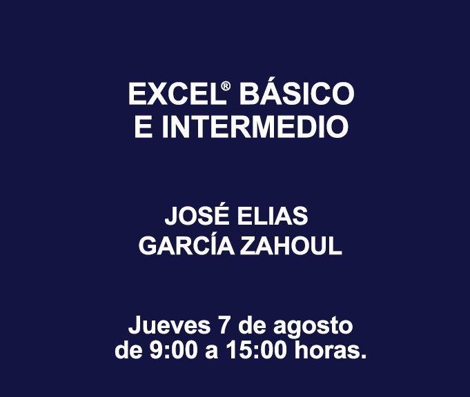 EXCEL® BÁSICO E INTERMEDIO