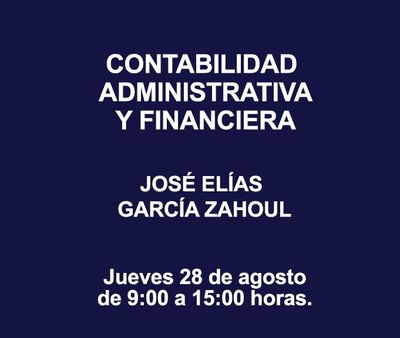 CONTABILIDAD ADMINISTRATIVA Y FINANCIERA