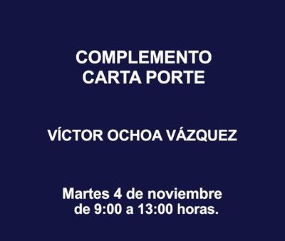 COMPLEMENTO CARTA PORTE