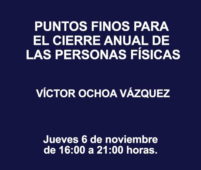 PUNTOS FINOS PARA EL CIERRE ANUAL DE LAS PERSONAS FÍSICAS PUNTOS FINOS PARA EL CIERRE ANUAL DE LAS PERSONAS FÍSICAS