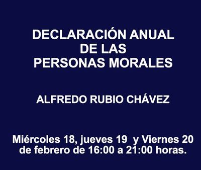 DECLARACIÓN ANUAL DE LAS PERSONAS MORALES