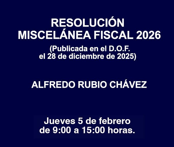 RESOLUCIÓN MISCELÁNEA FISCAL 2026