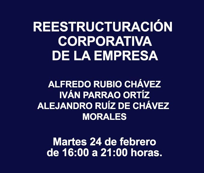 REESTRUCTURACIÓN CORPORATIVA DE LA EMPRESA REESTRUCTURACIÓN CORPORATIVA DE LA EMPRESA
