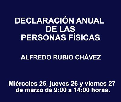 DECLARACIÓN ANUAL DE LAS PERSONAS FISICAS