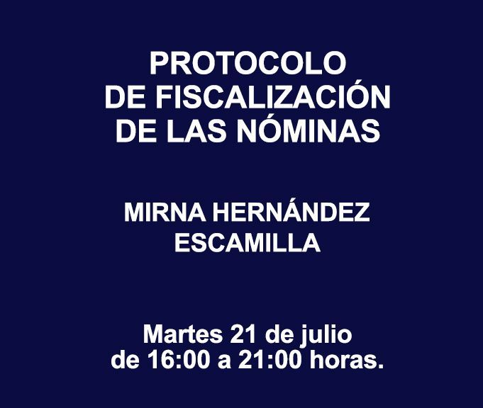 PROTOCOLO DE FISCALIZACIÓN DE LAS NÓMINAS