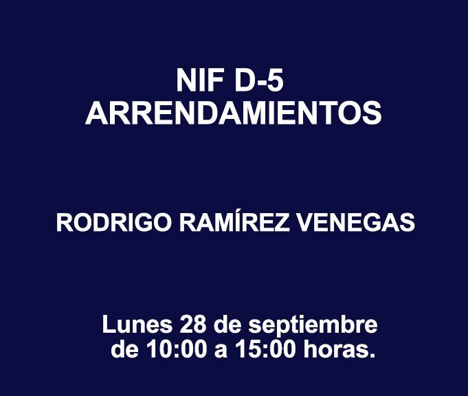 NIF-D5 ARRENDAMIENTOS NIF-D5 ARRENDAMIENTOS